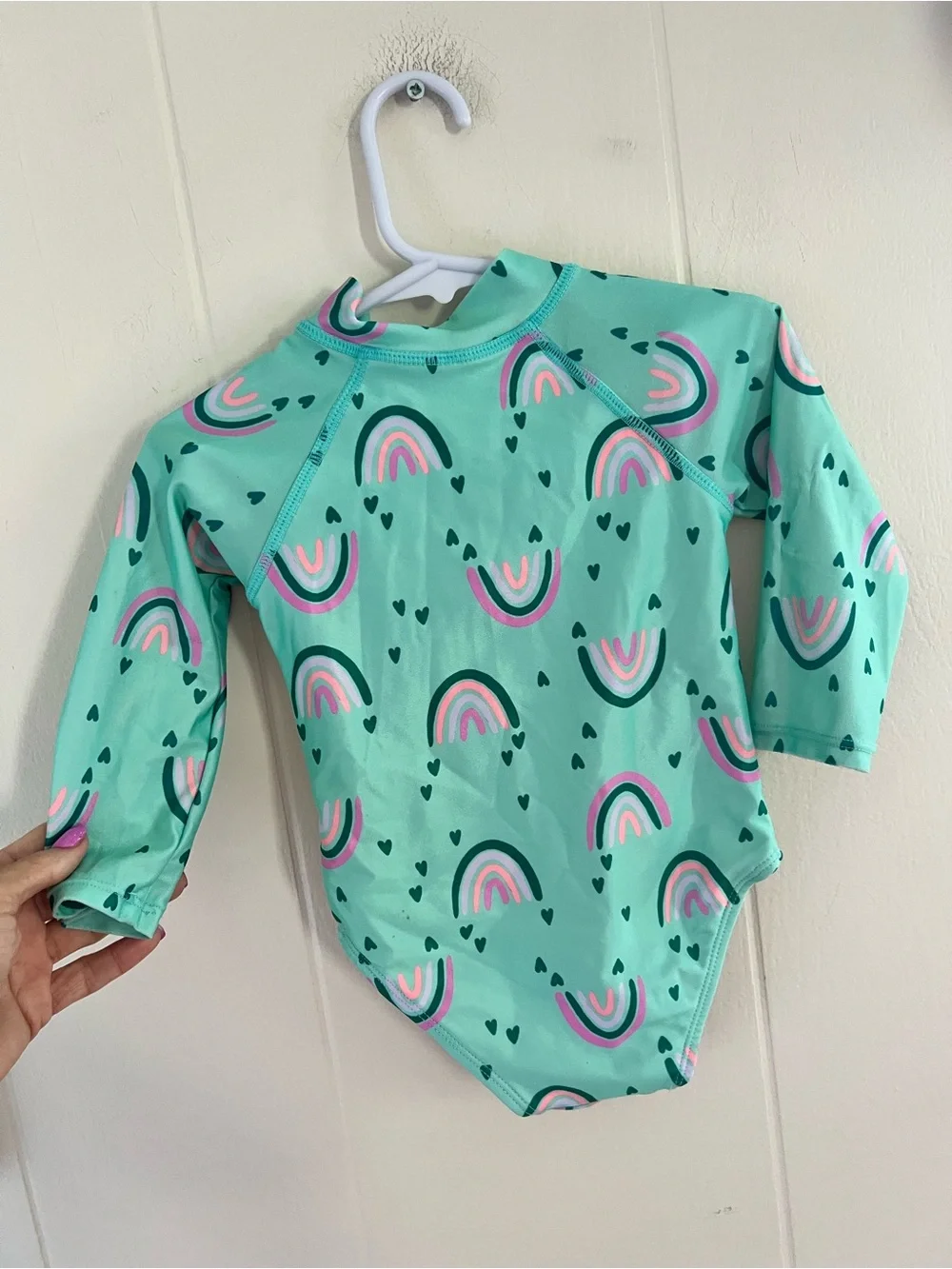 18 mo Swimsuit Long-Sleeve One-Piece by Jumping Beans